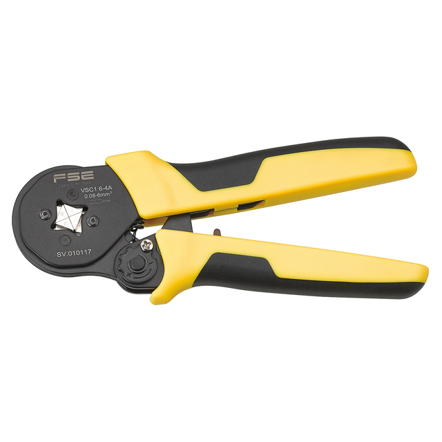 Minialicates de engarzado autoajustables de rango m&uacute;ltiple para punteras VSC1 6-4A