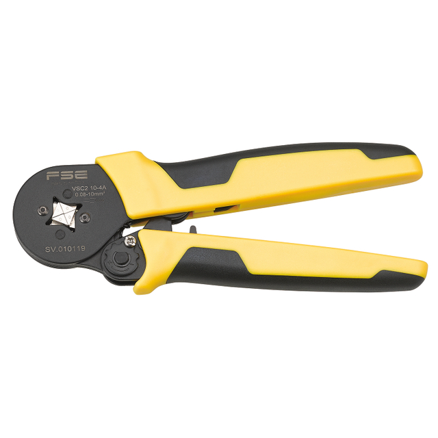 Minialicates de engarzado autoajustables de rango m&uacute;ltiple para punteras VSC2 10-4A