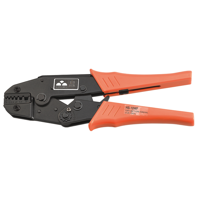 Playar pengelim ratchet (gaya Eropah) untuk ferrules bertebat dan tidak bertebat HS-10WF