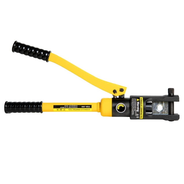 أداة العقص الهيدروليكية أداة عروة كابل البطارية المكشكش 9AWG إلى 600MCM أداة العقص YQK-300A