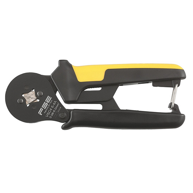 Mini alicate de crimpagem autoajust&aacute;vel multigama para mangas finais VSC4 6-4A