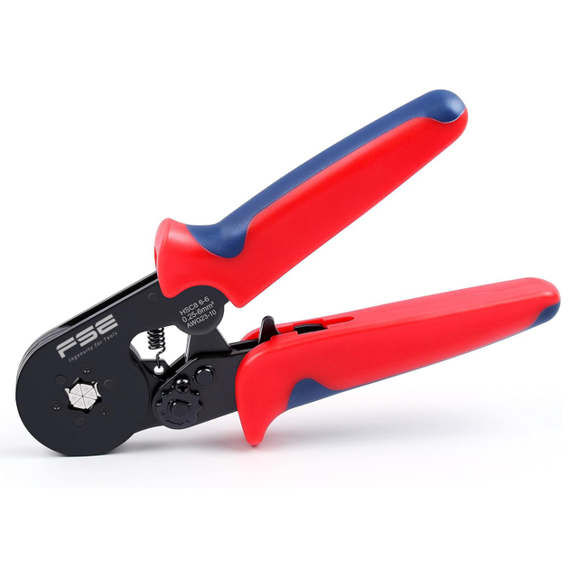 Minialicates de engarzado autoajustables de rango m&uacute;ltiple para punteras HSC8 6-6A