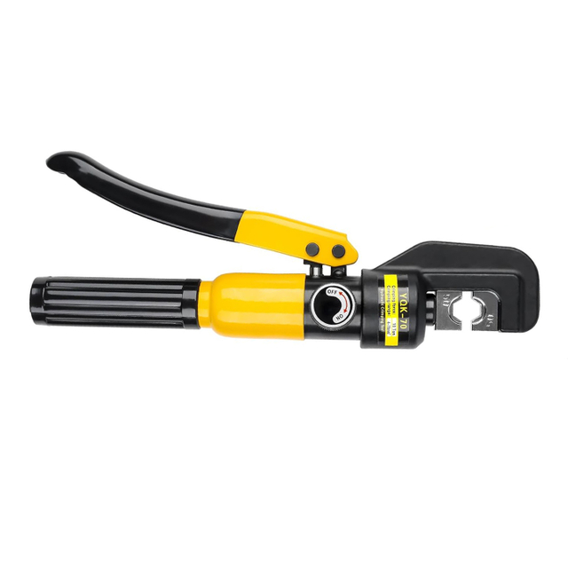 Herramienta de engarzado hidr&aacute;ulica manual 10 toneladas 12 AWG a 00 (2/0), YQ-70
